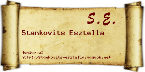 Stankovits Esztella névjegykártya